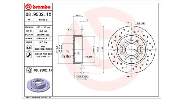 MAGNETI MARELLI Jarrulevy 360406050702